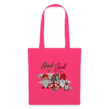 God jul Merry Christmas Xmas Design - Tote Bag - azalea - Front