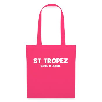 Saint Tropez - France - Cote d'Azur - Tote Bag - azalea - Front