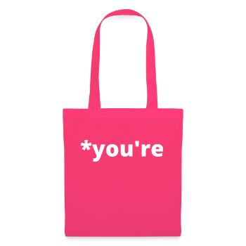 *Vous êtes - Sac en tissu - rose azalée - Devant