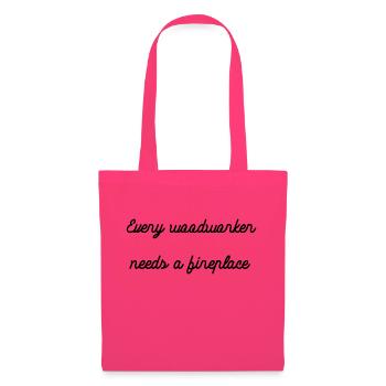lumber forestry funny craftsmen design joke - Stoffbeutel - Azalea - Vorne