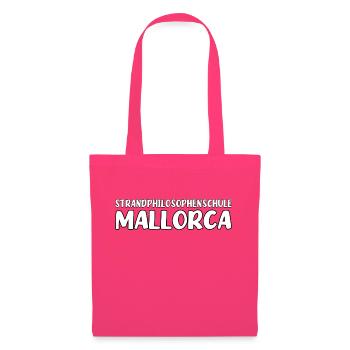 Mallorca Strandphilosophenschule - Stoffbeutel - Azalea - Vorne