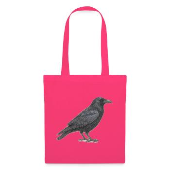 Great European Raven Black Grafik in Grau - Stoffbeutel - Azalea - Vorne