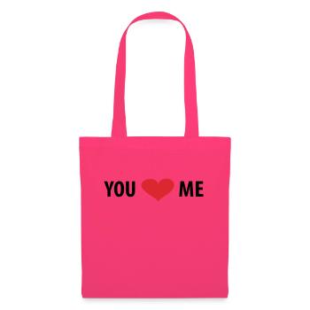 You love Me - Stoffbeutel - Azalea - Vorne