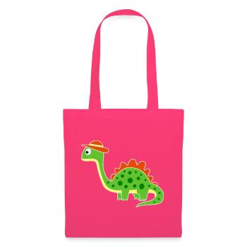 Niedlicher Dino mit Hut - Stoffbeutel - Azalea - Vorne