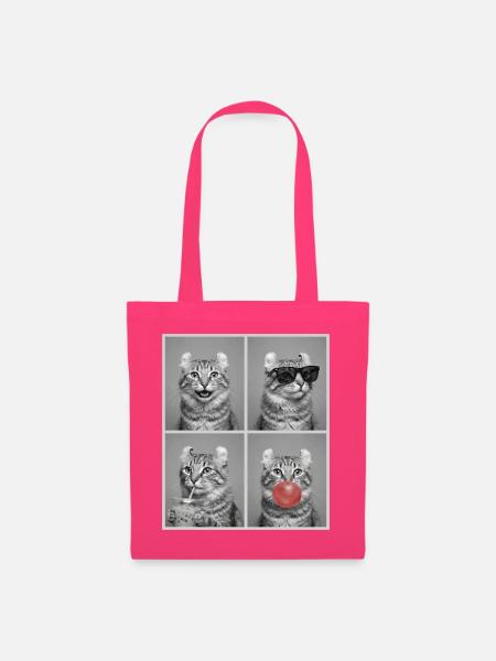 Katzen American Curl Katze - Stoffbeutel - Azalea