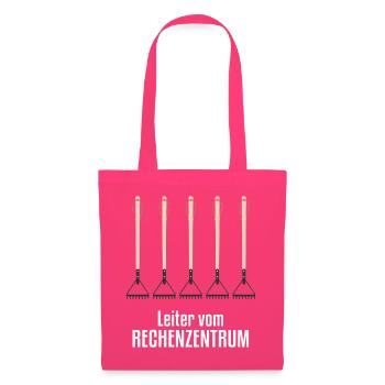 Rechenzentrum Garten Gärtner Gärtnerin Hobby Retro - Stoffbeutel - Azalea - Vorne