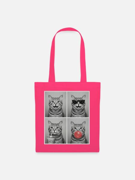 Katzen Graue Tabby Katze - Stoffbeutel - Azalea