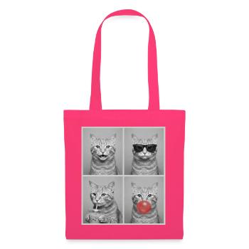 Katzen orange Tabby Katze - Stoffbeutel - Azalea - Vorne