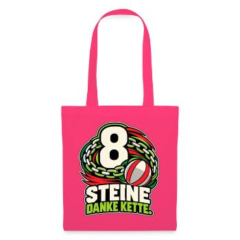 8 Steine – Danke Kette Jugger - Stoffbeutel - Azalea - Vorne