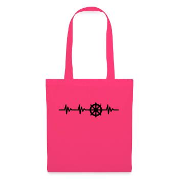 Heartbeat ship - Tote Bag - azalea - Front