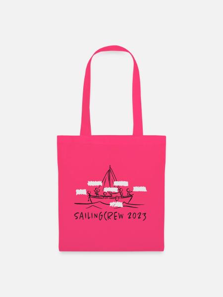 sailingcrew 2023 - Segeln - Teamshirt - Stoffbeutel - Azalea