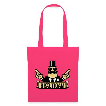 Concours de la main du marié (enterrement de vie de garçon / enterrement de vie de garçon / 3C) - Sac en tissu - rose azalée - Devant