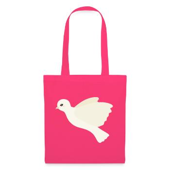 Ivory Dove in Flight - Tote Bag - azalea - Front