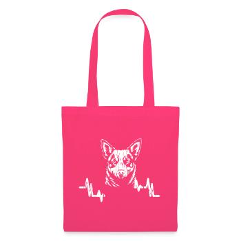 Australian Cattle Dog - Velcro That Nips - Hundefr - Stoffbeutel - Azalea - Vorne