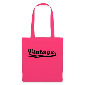Vintage 1981 - Stoffbeutel - Azalea - Vorne