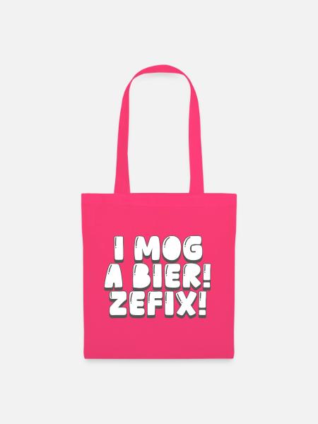 i mog a bier! zefix! - Stoffbeutel - Azalea