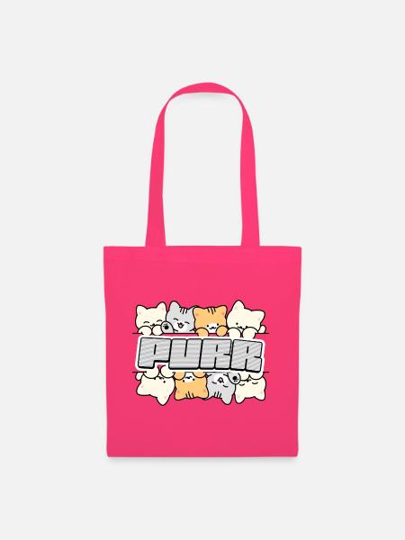 Katzen-Crew-Logo - Stoffbeutel - Azalea