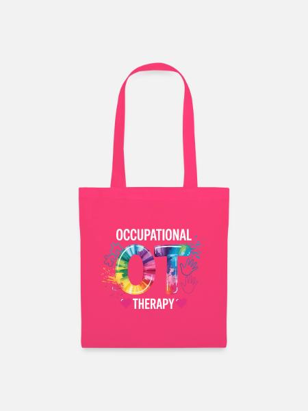 Buntes OT Logo Ergotherapie - Stoffbeutel - Azalea