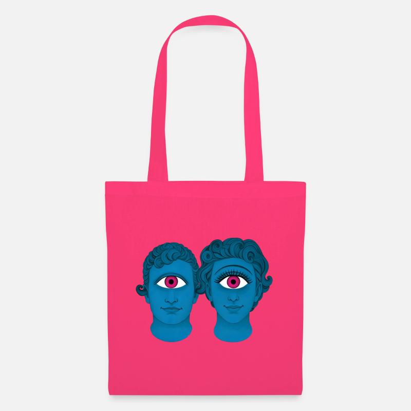 CYCLOPS IN LOVE – nette Leute - Stoffbeutel - Azalea