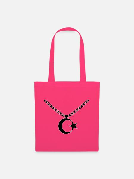 Türkei Flagge Kette - Stoffbeutel - Azalea