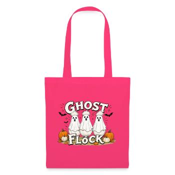 Lustige Geister Seidenhühner – Ghost Flock Hallowe - Stoffbeutel - Azalea - Vorne