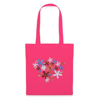 Aquarell Blumen - Stoffbeutel - Azalea - Vorne