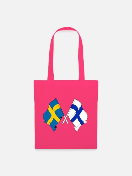 Flagge Schweden, Flagge Finnland - Stoffbeutel - Azalea