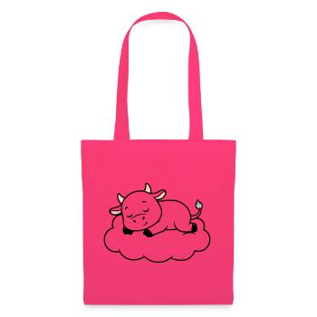 Schlafende Kuh Wolke Traum Baby - Stoffbeutel - Azalea - Vorne