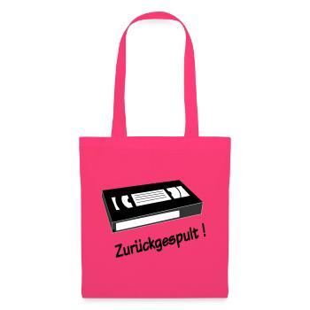 Zurueckgespult - Stoffbeutel - Azalea - Vorne
