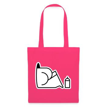 À la recherche de boîtes - Sac en tissu - rose azalée - Devant