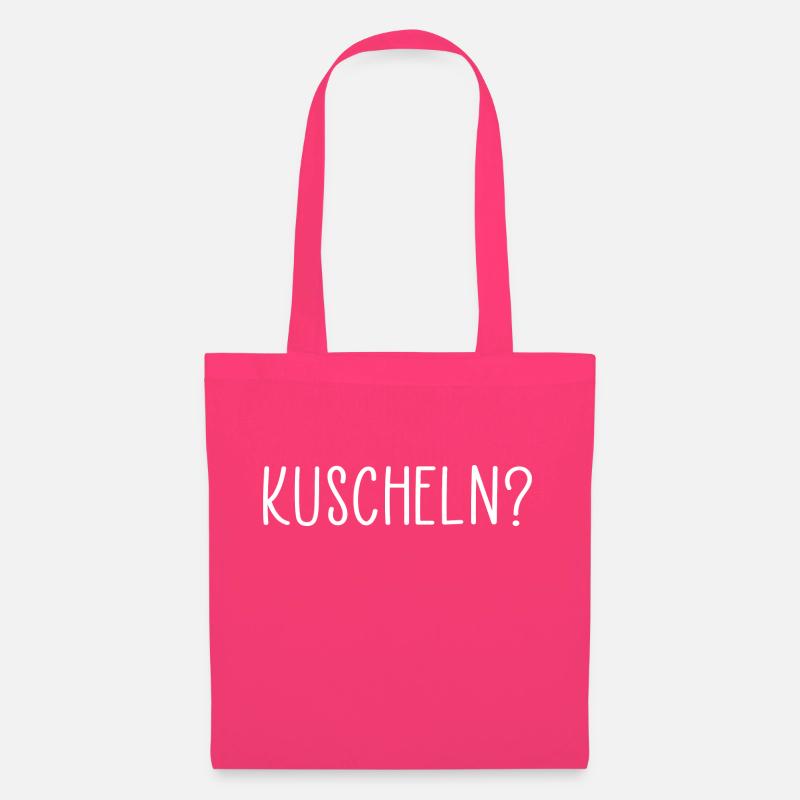 Kuscheln Spruch Geschenk Valentinstag Paar - Stoffbeutel - Azalea
