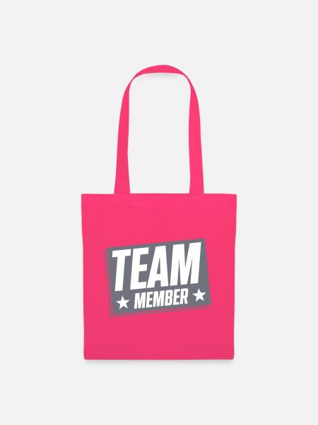 Teammitglied Badge Motiv - Stoffbeutel - Azalea