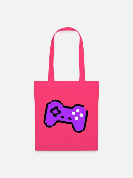 Schräger Retro Controller Gamer - Stoffbeutel - Azalea