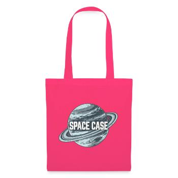Space Case Planetenkreis Retro-Logo - Stoffbeutel - Azalea - Vorne