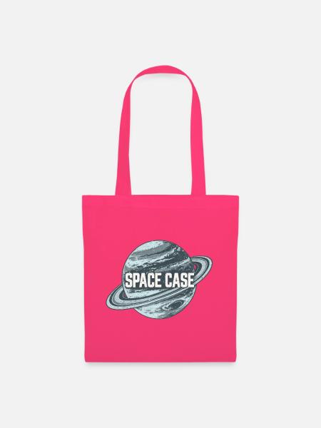 Space Case Planetenkreis Retro-Logo - Stoffbeutel - Azalea