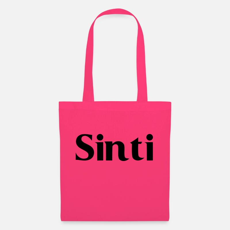 Sinti- Schwarze Schrift - Stoffbeutel - Azalea