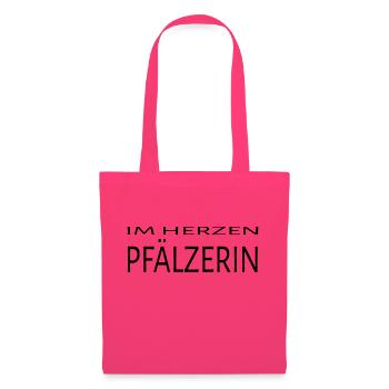 IM HERZEN PFÄLZERIN - Stoffbeutel - Azalea - Vorne