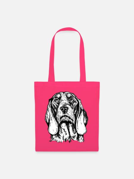 Schweizer Laufhund Portrait - Stoffbeutel - Azalea