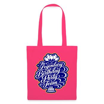 Équipe d’anniversaire qui dit - Sac en tissu - rose azalée - Devant