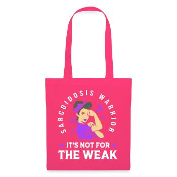 Sarcoïdose - Sac en tissu - rose azalée - Devant