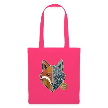 Fuchs Wikinger Runen Nordische Mythologie Pin - Stoffbeutel - Azalea - Vorne