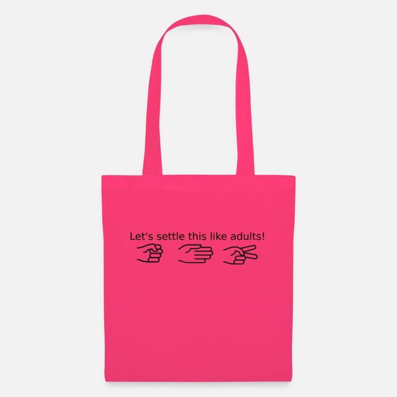 Lets Settle This Like Adults! - Tote Bag - azalea