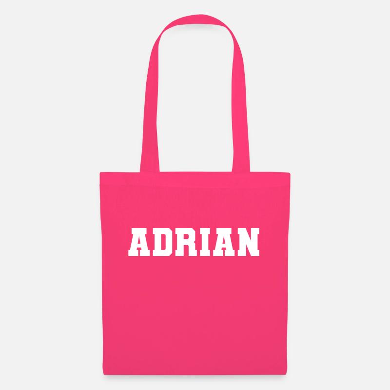 Name - Adrian - Stoffbeutel - Azalea