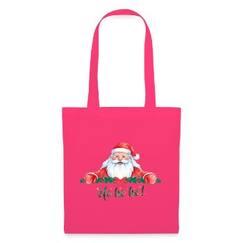 Ho Ho Ho Weihnachtsmann - Stoffbeutel - Azalea - Vorne