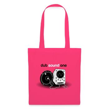 dub sound one - Sac en tissu - rose azalée - Devant
