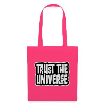 Trust The Universe Spiritual Universe Quote Logo - Tote Bag - azalea - Front