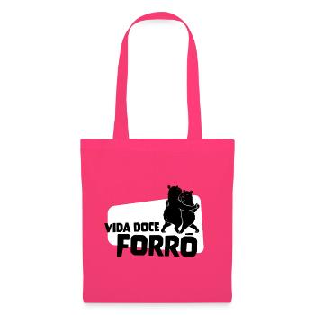 Vida Doce Forro – Tanzende Capybaras - Stoffbeutel - Azalea - Vorne