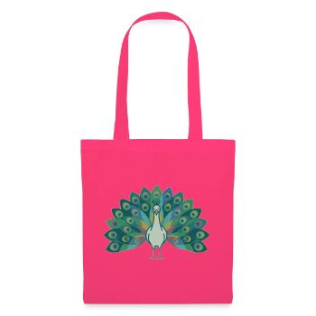 Pfau - Stoffbeutel - Azalea - Vorne