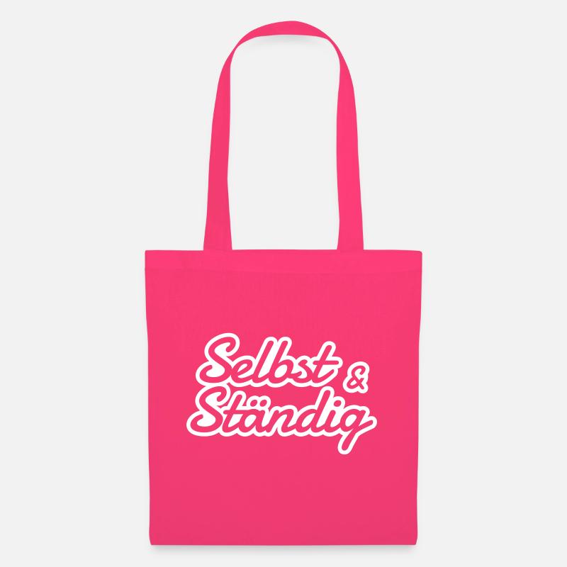 Selbstständig - selbst und ständig - Stoffbeutel - Azalea