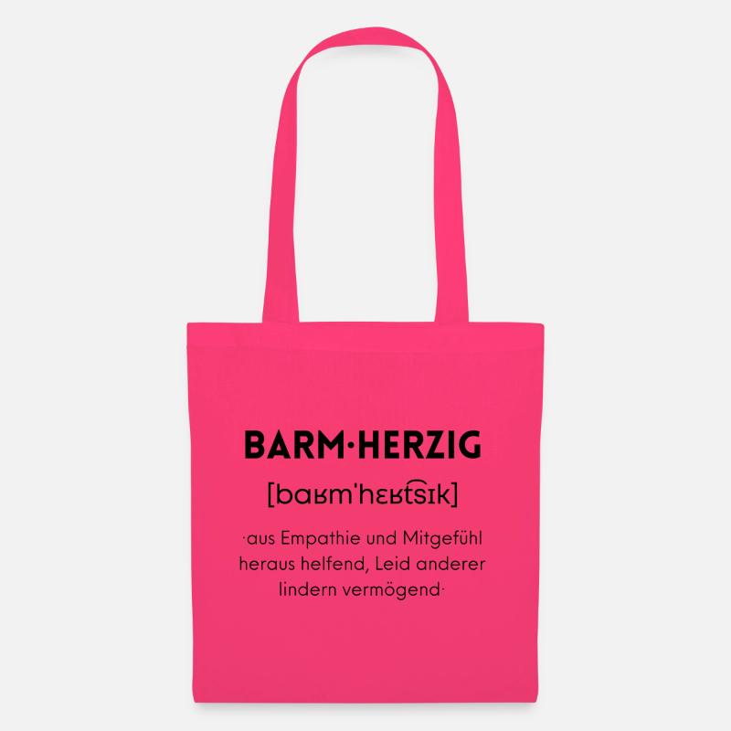 Lustige Sprüche "Barmherzigkeit & Empathie" - Stoffbeutel - Azalea